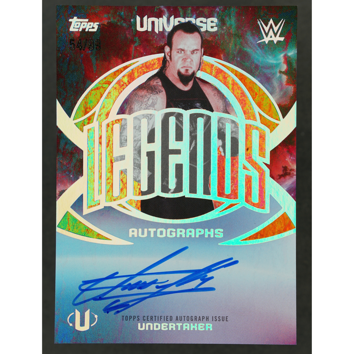 Undertaker 2026 Universe Legends Auto 54/99 #LA-UT