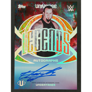 Undertaker 2026 Universe Legends Auto 54/99 #LA-UT