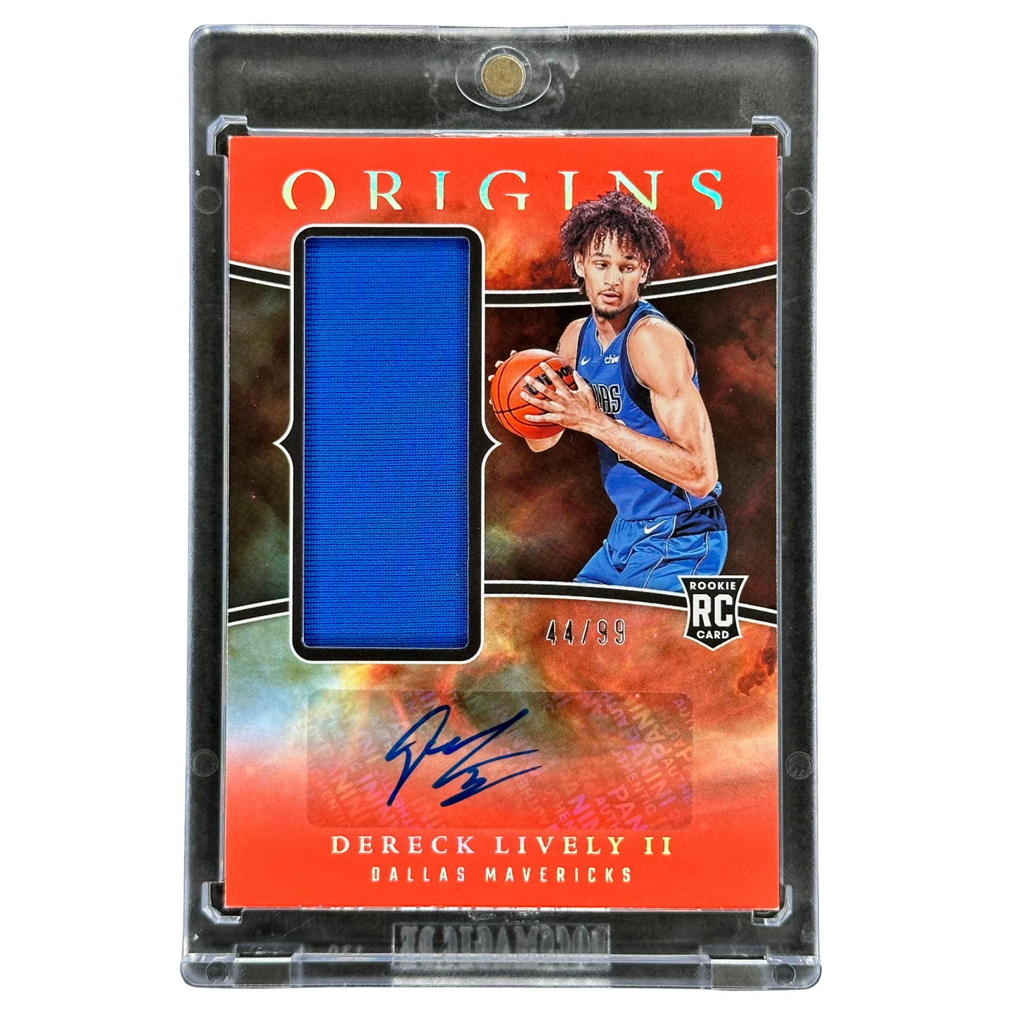 Dereck Lively II 2023 Origins Jersey Auto RC Rookie Card 44/99 #RJA-LIV