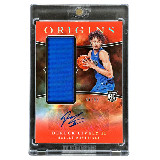 Dereck Lively II 2023 Origins Jersey Auto RC Rookie Card 44/99 #RJA-LIV