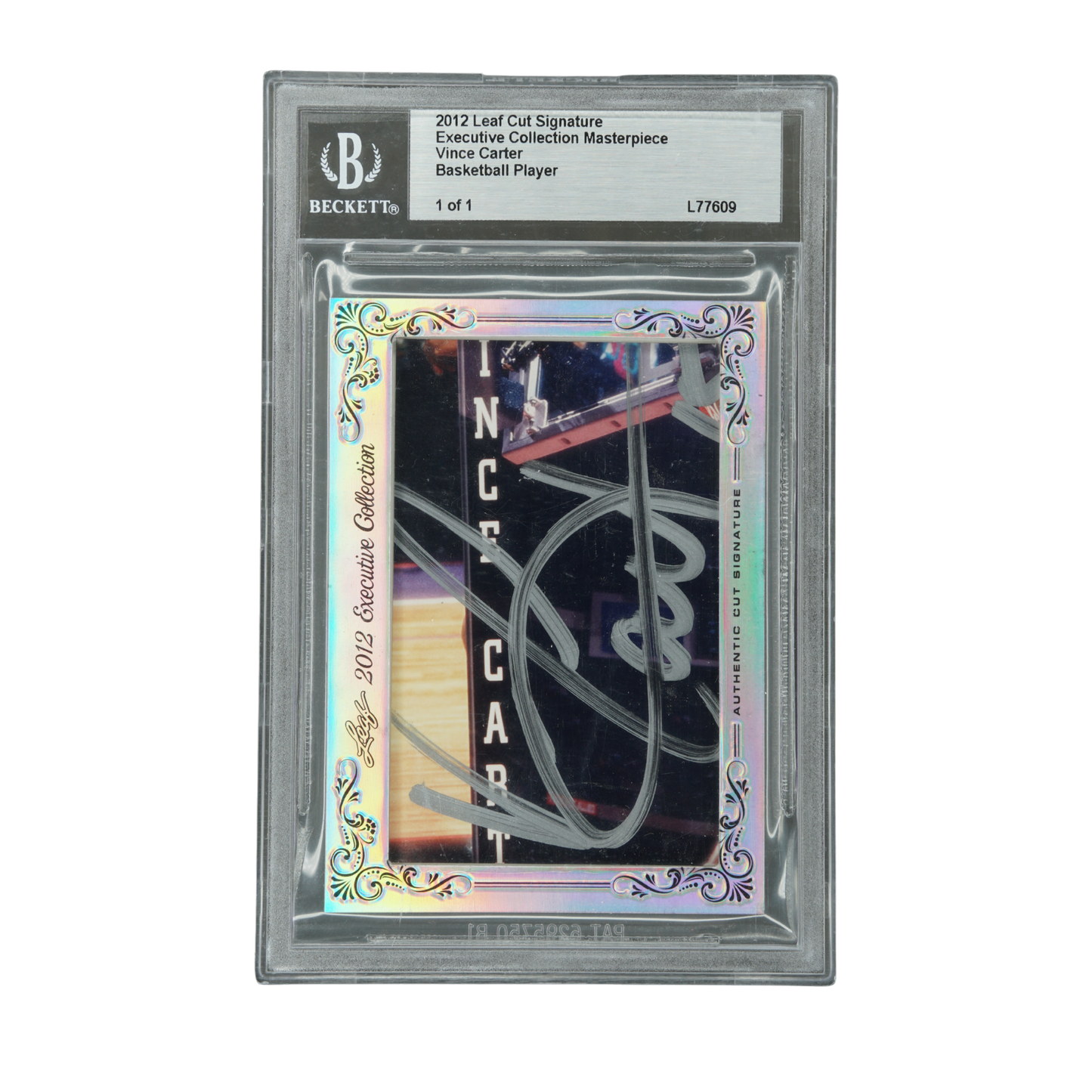 Vince Carter 2012 Leaf Cut Signatures 1/1