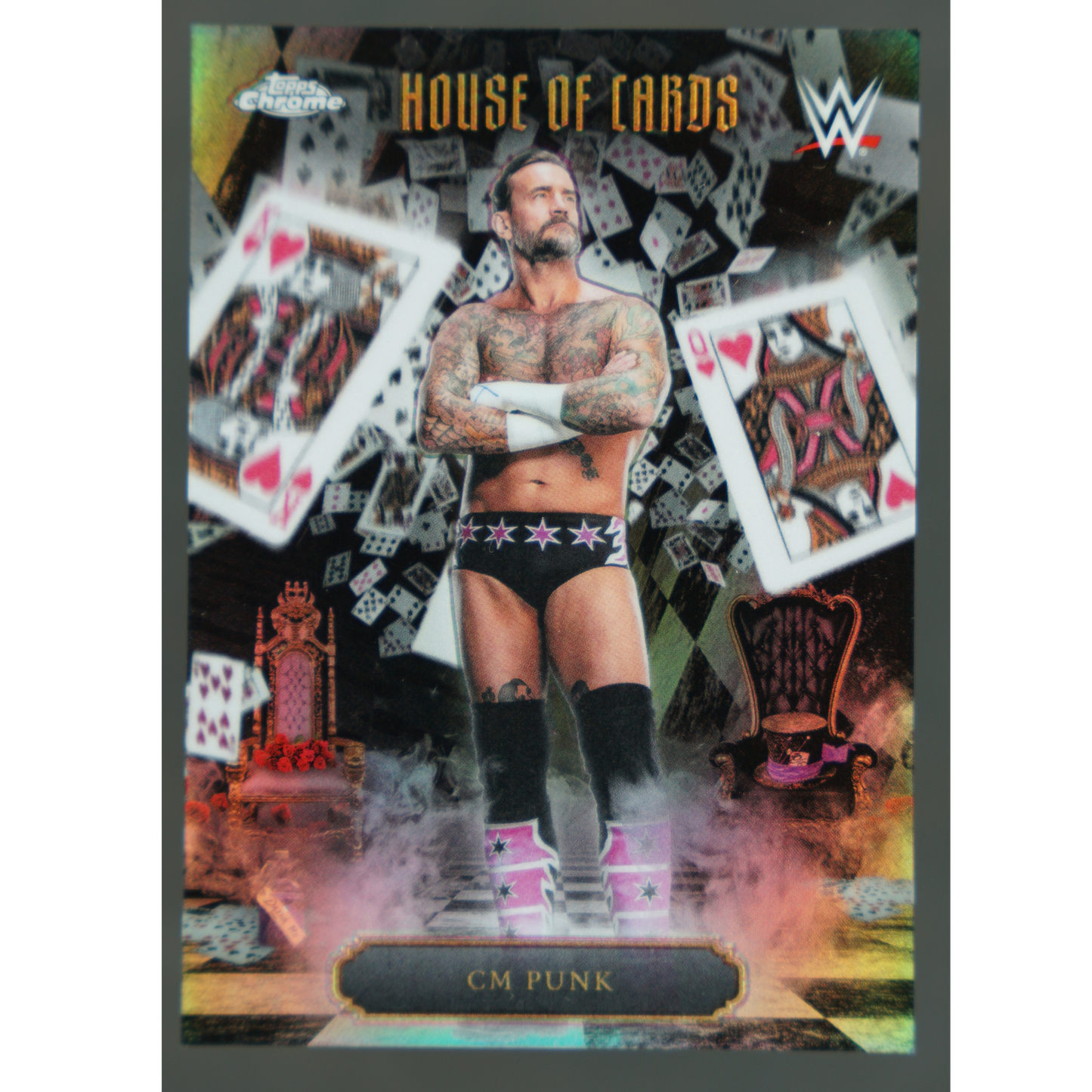 CM Punk 2026 Chrome House of Cards #HOC-9