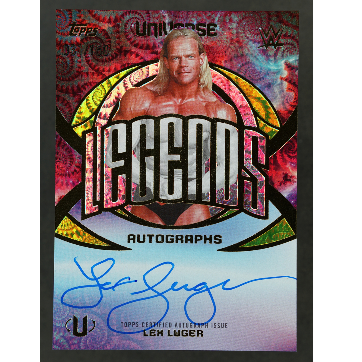 Lex Luger 2026 Universe Legends Auto 31/150 #LA-LL