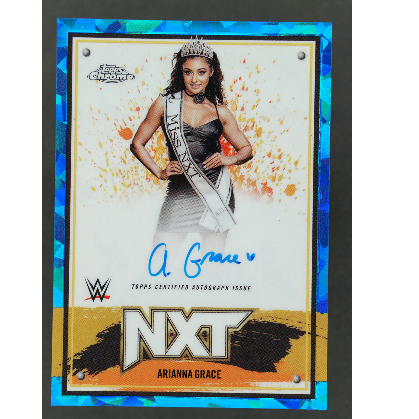 Arianna Grace 2025 Chrome Sapphire Auto #NXT-AGR