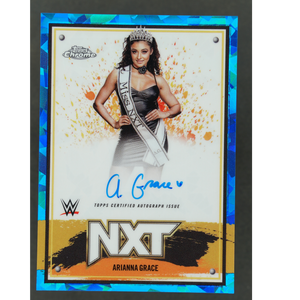 Arianna Grace 2025 Chrome Sapphire Auto #NXT-AGR