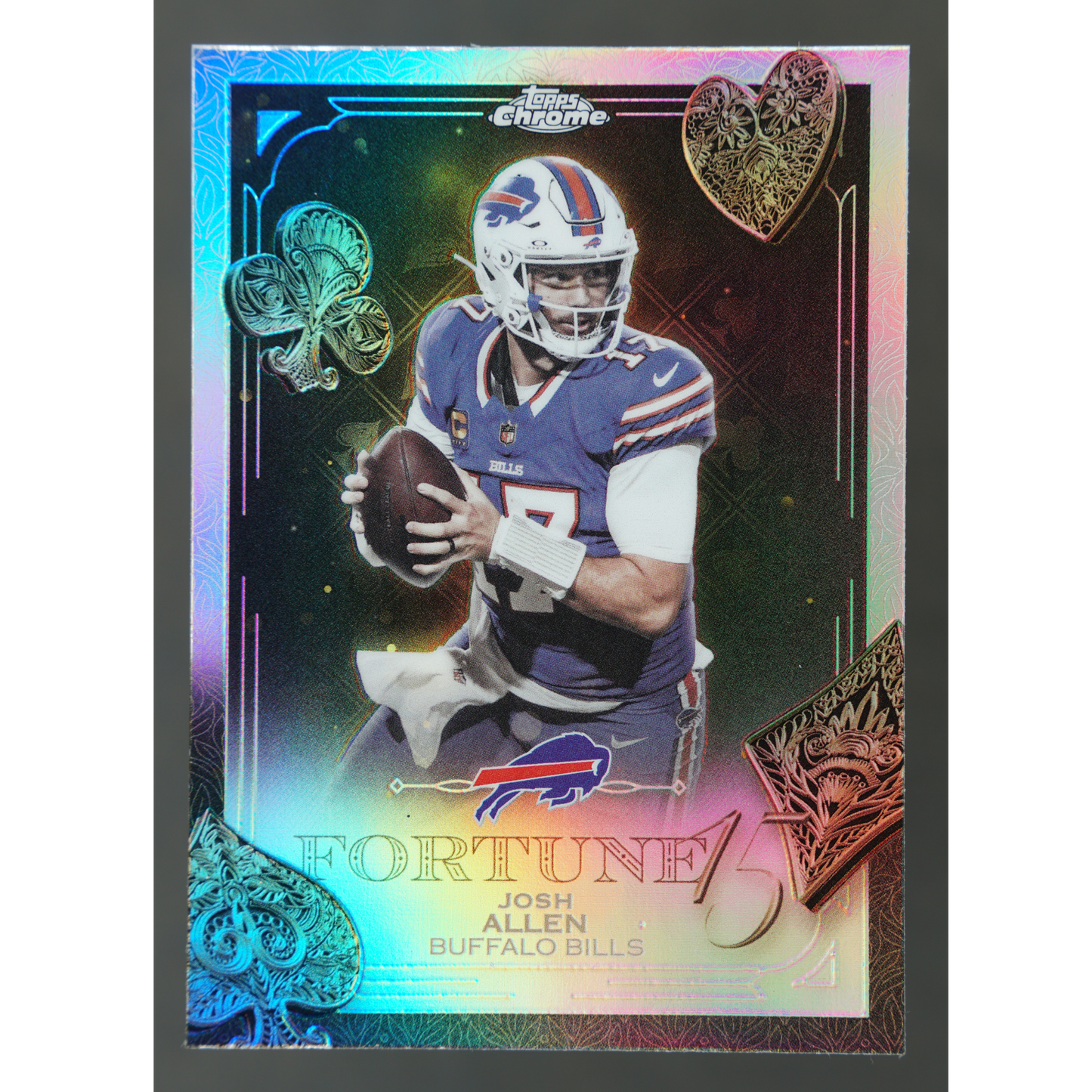 Josh Allen 2025 Chrome Fortune 15 Refractor #F15-7