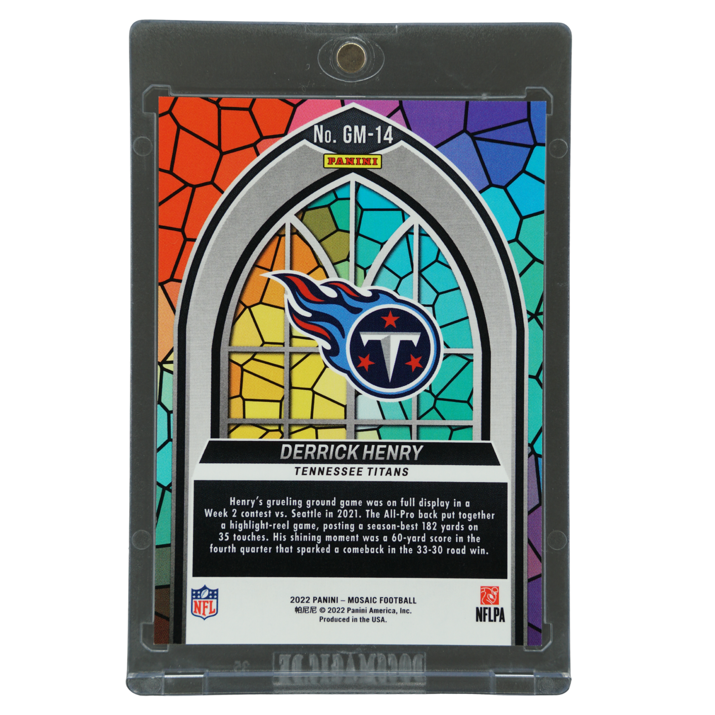 Derrick Henry 2022 Mosaic Glass Mosaic #GM-14