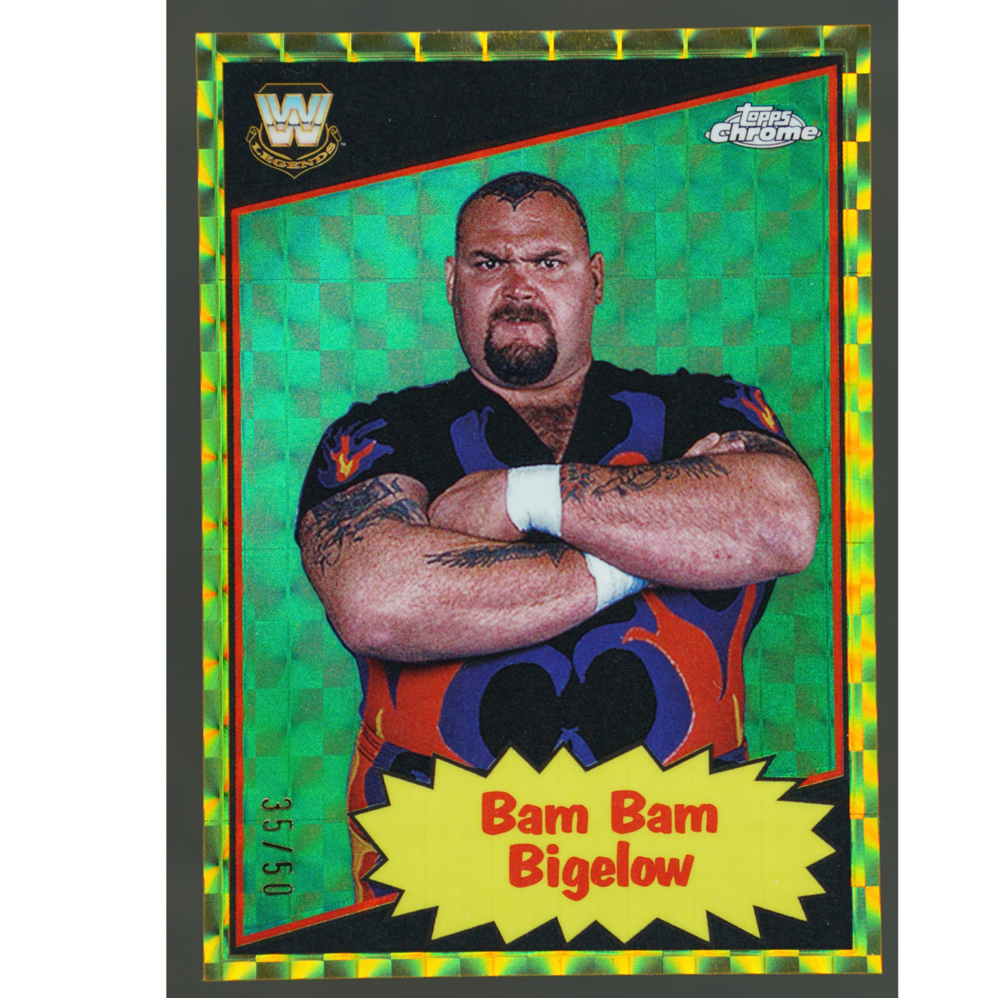 Bam Bam Bigelow 2025 Chrome 35/50 #85TL-BW