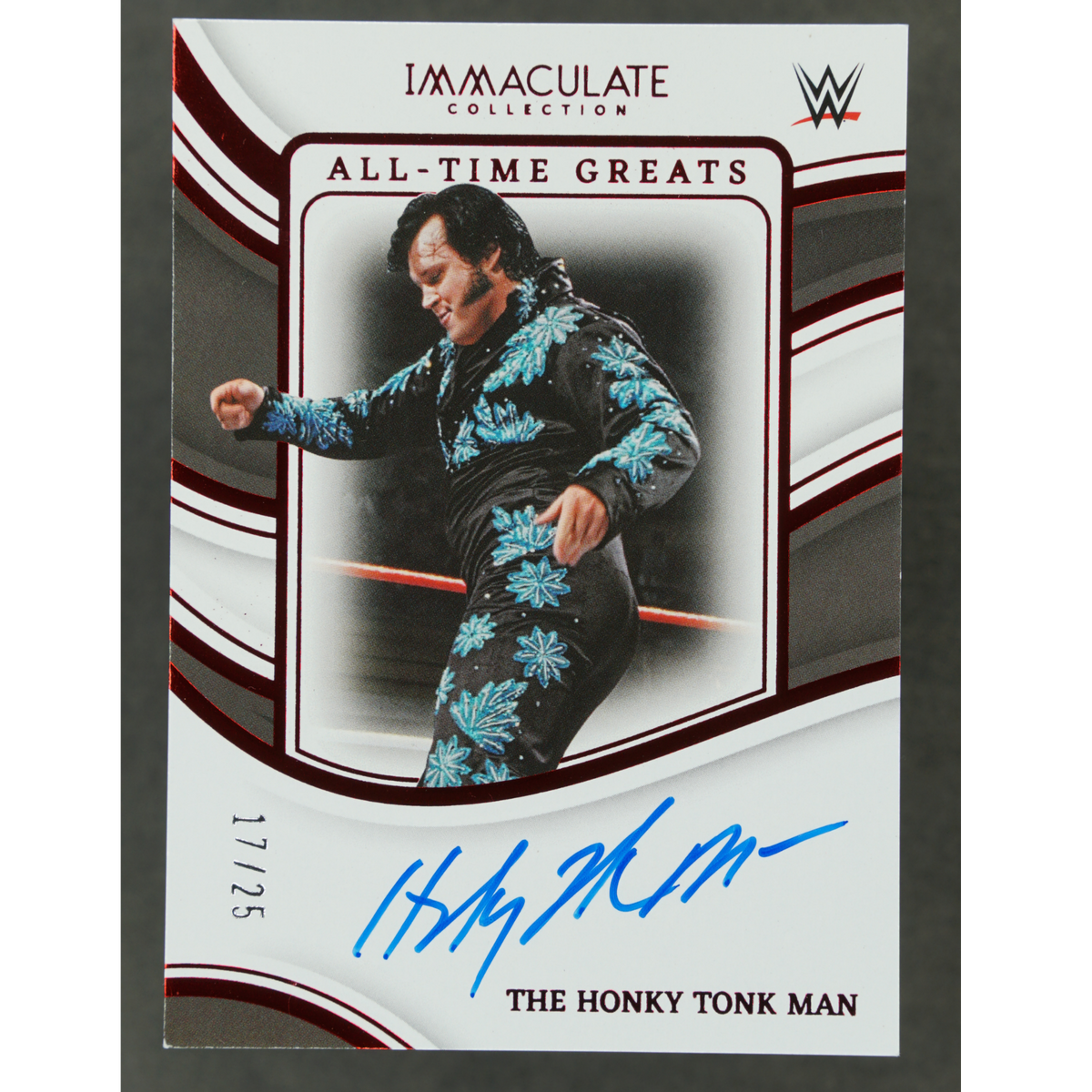 The Honky Tonk Man 2023 Immaculate All-Time Greats Auto 17/25 #AT-HTM