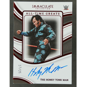 The Honky Tonk Man 2023 Immaculate All-Time Greats Auto 17/25 #AT-HTM