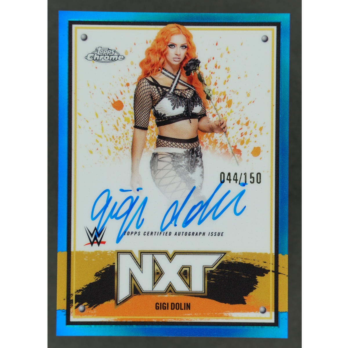 Gigi Dolin 2025 Chrome NXT Auto Blue 44/150 #NXT-GGD