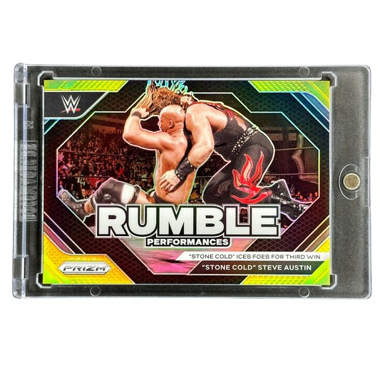 "Stone Cold" Steve Austin 2024 Prizm Rumble Performances Gold 10/10 #16