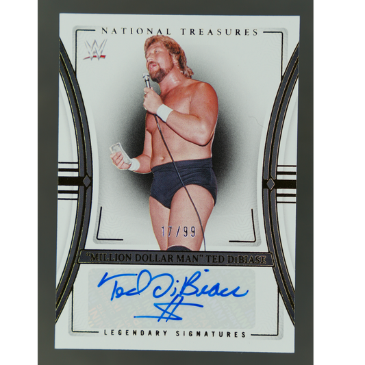 "Million Dollar Man" Ted DiBiase 2024 National Treasures Auto 17/99 #LS-MDM
