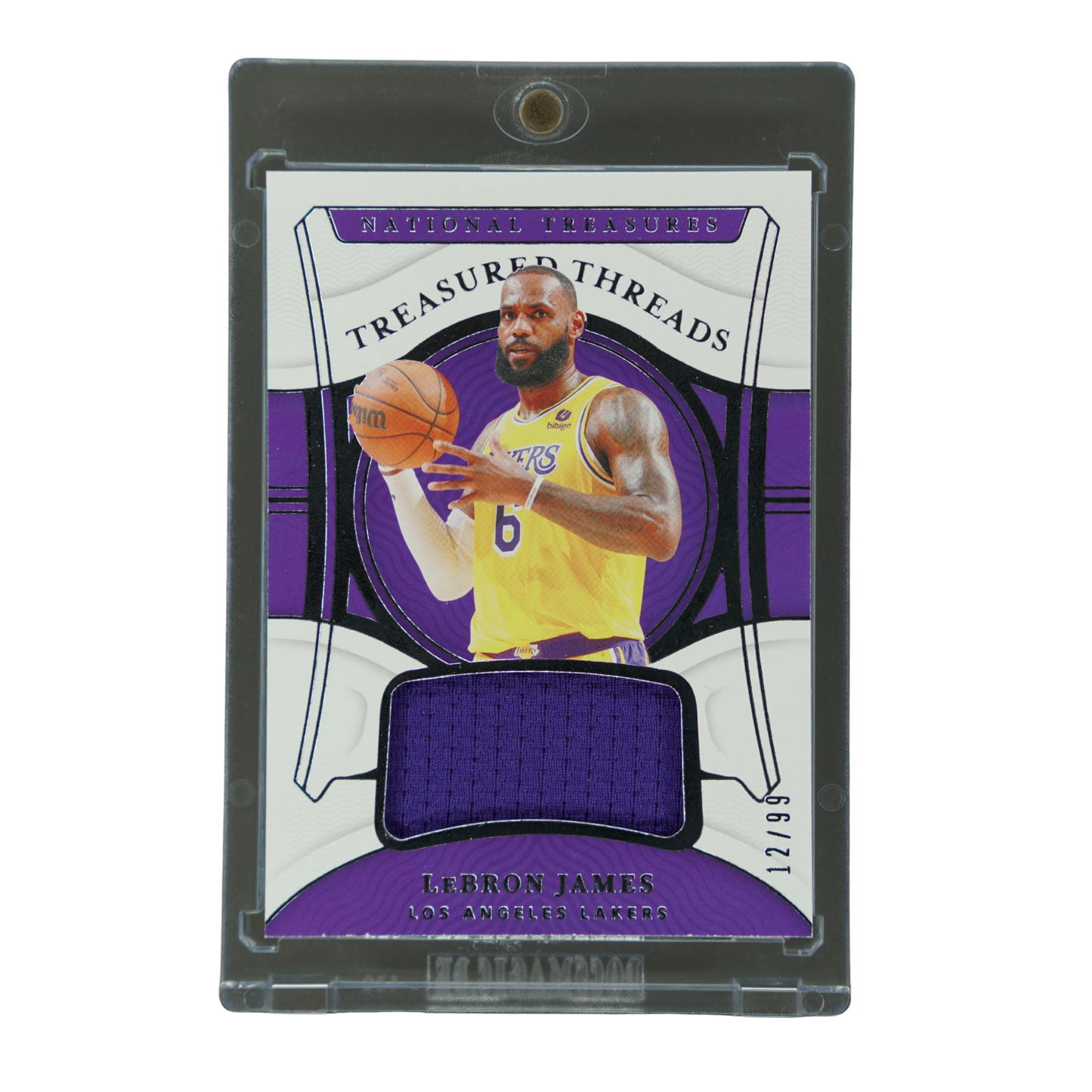 Lebron James 2021 National Treasures Treasured Threads Jersey 12/99 #TD-LBJ