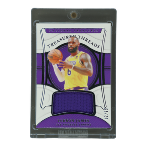 Lebron James 2021 National Treasures Treasured Threads Jersey 12/99 #TD-LBJ