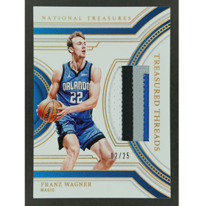 Franz Wagner 2023-24 National Treasures Treasured Threads Patch 2/25 #TD-WAG