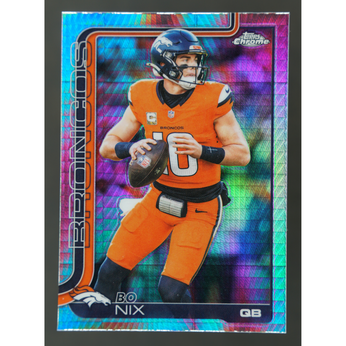 Bo Nix 2025 Chrome Pulsar #88