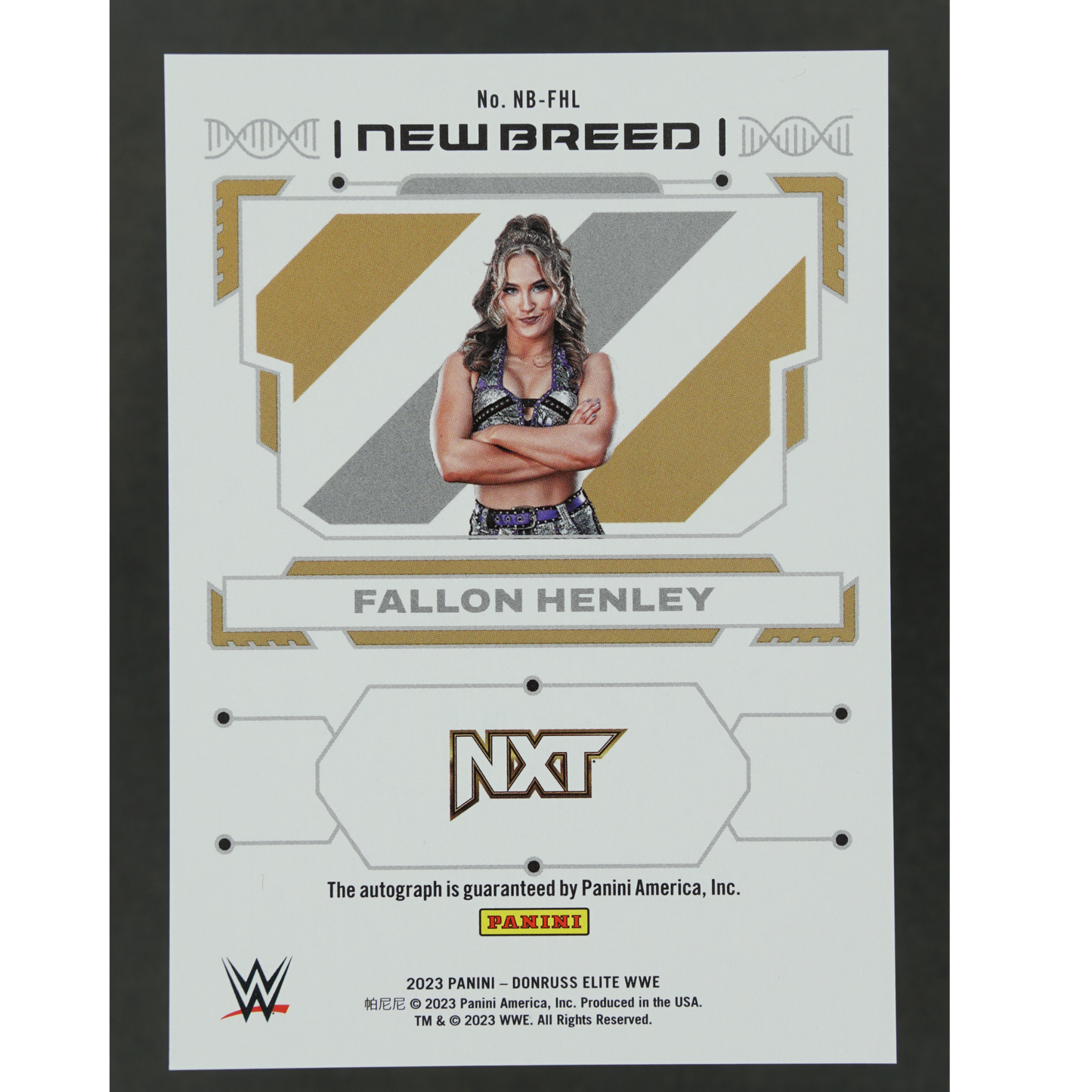 Fallon Henley 2023 Elite New Breed Auto #NB-FHL