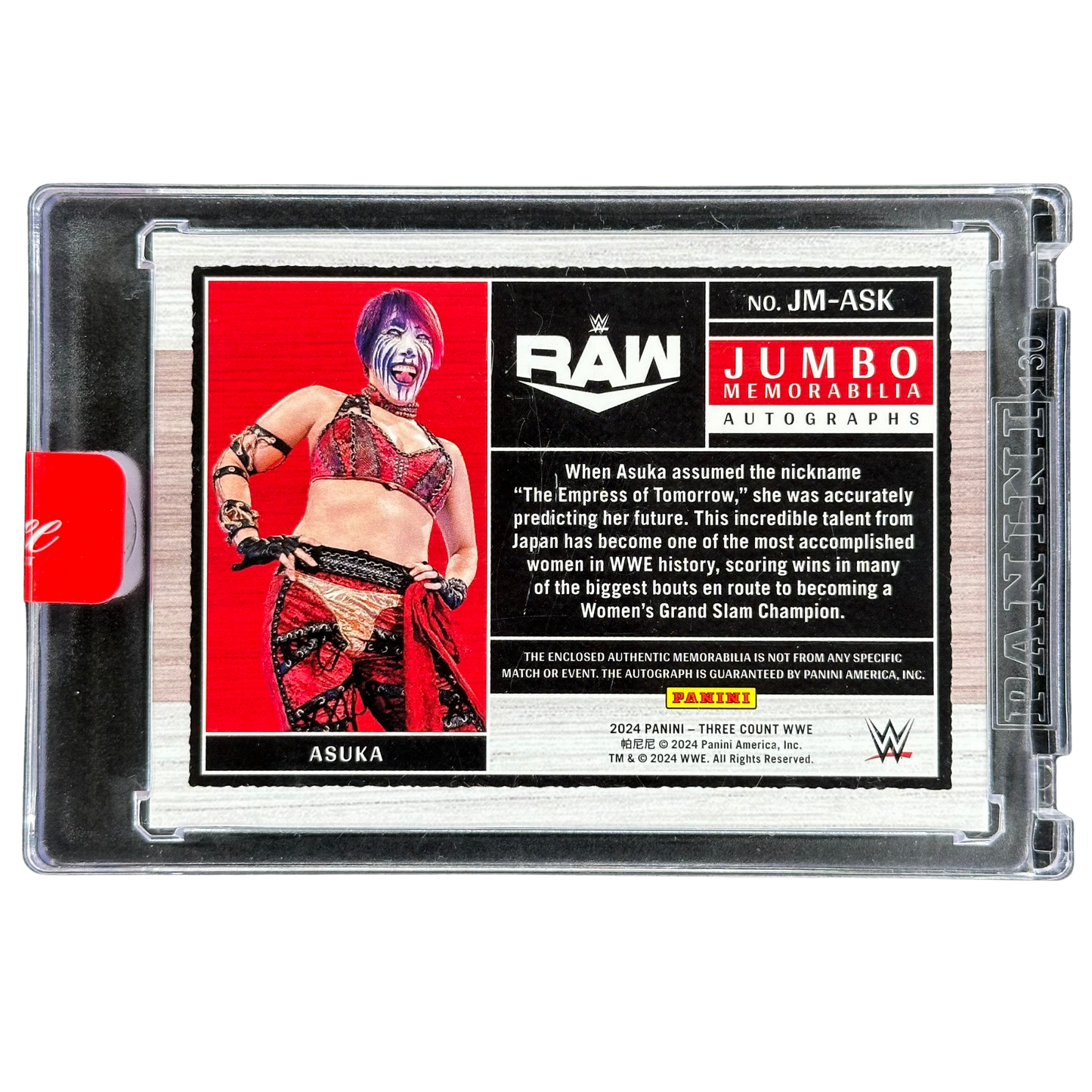 Asuka 2024 Three Count Memorabilia Auto 83/99 #JM-ASK