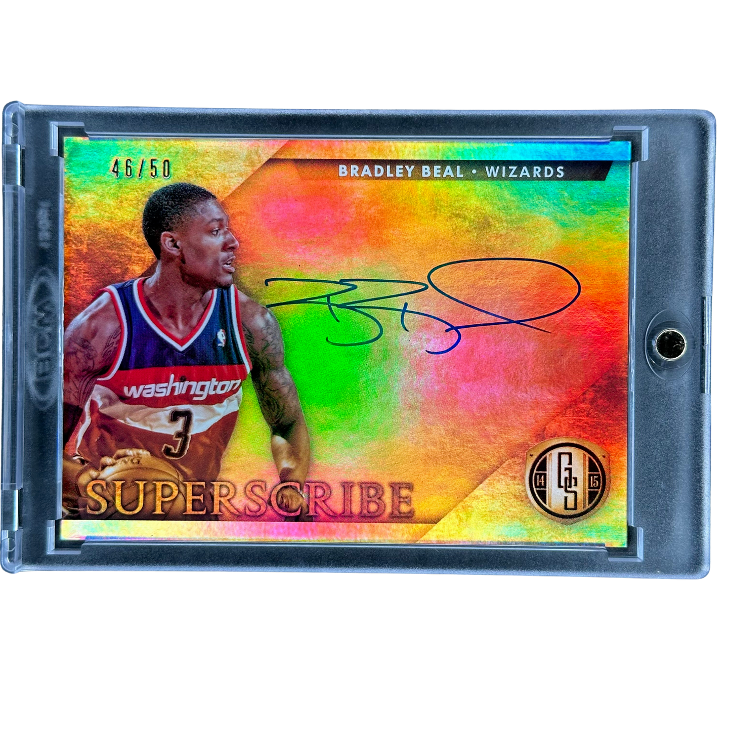 Bradley Beal 2014-15 Gold Standard Superscribe Auto 46/50 #31