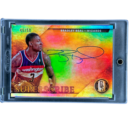 Bradley Beal 2014-15 Gold Standard Superscribe Auto 46/50 #31