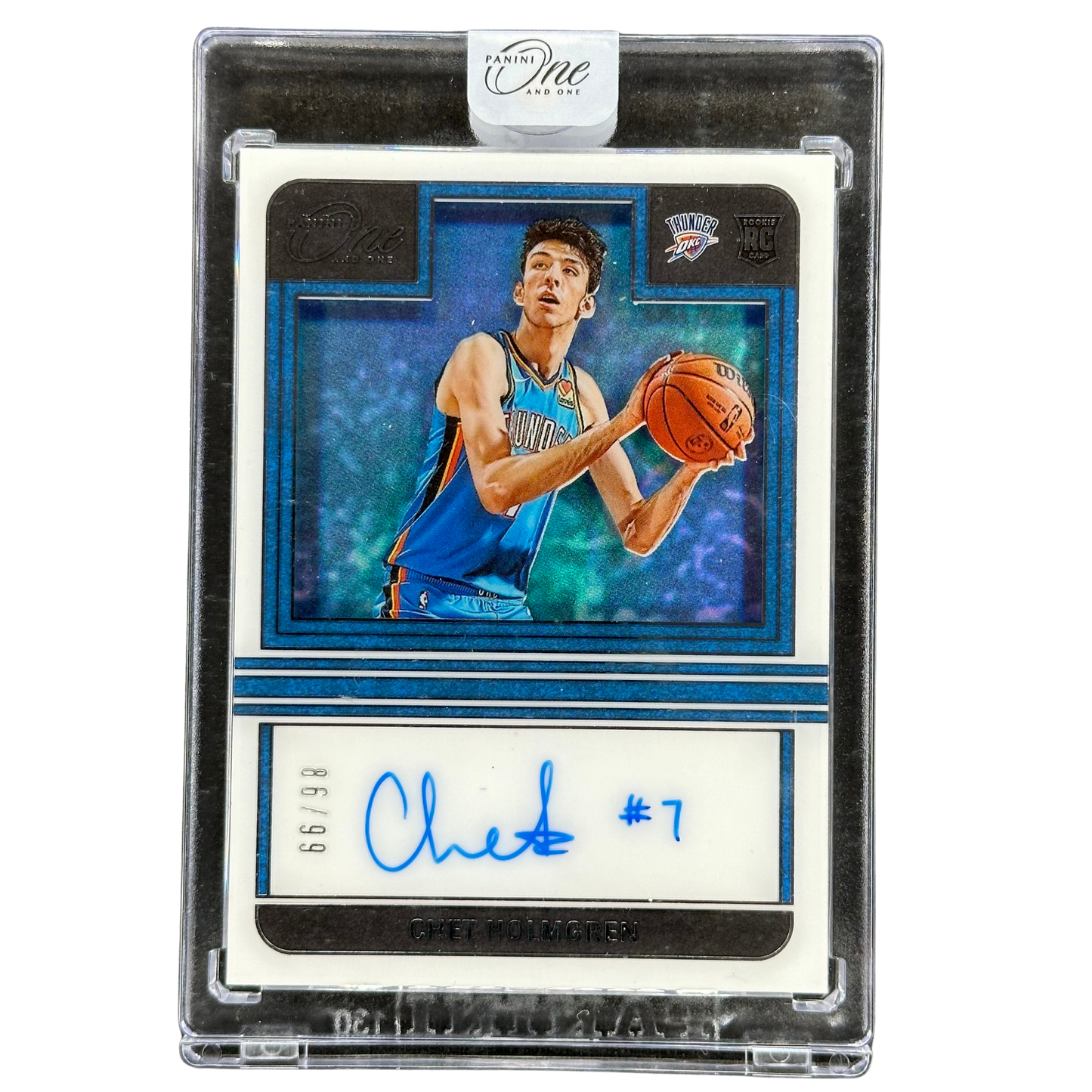 Chet Holmgren 2022 One and One RC Rookie Card Auto 86/99 #RA-CHT