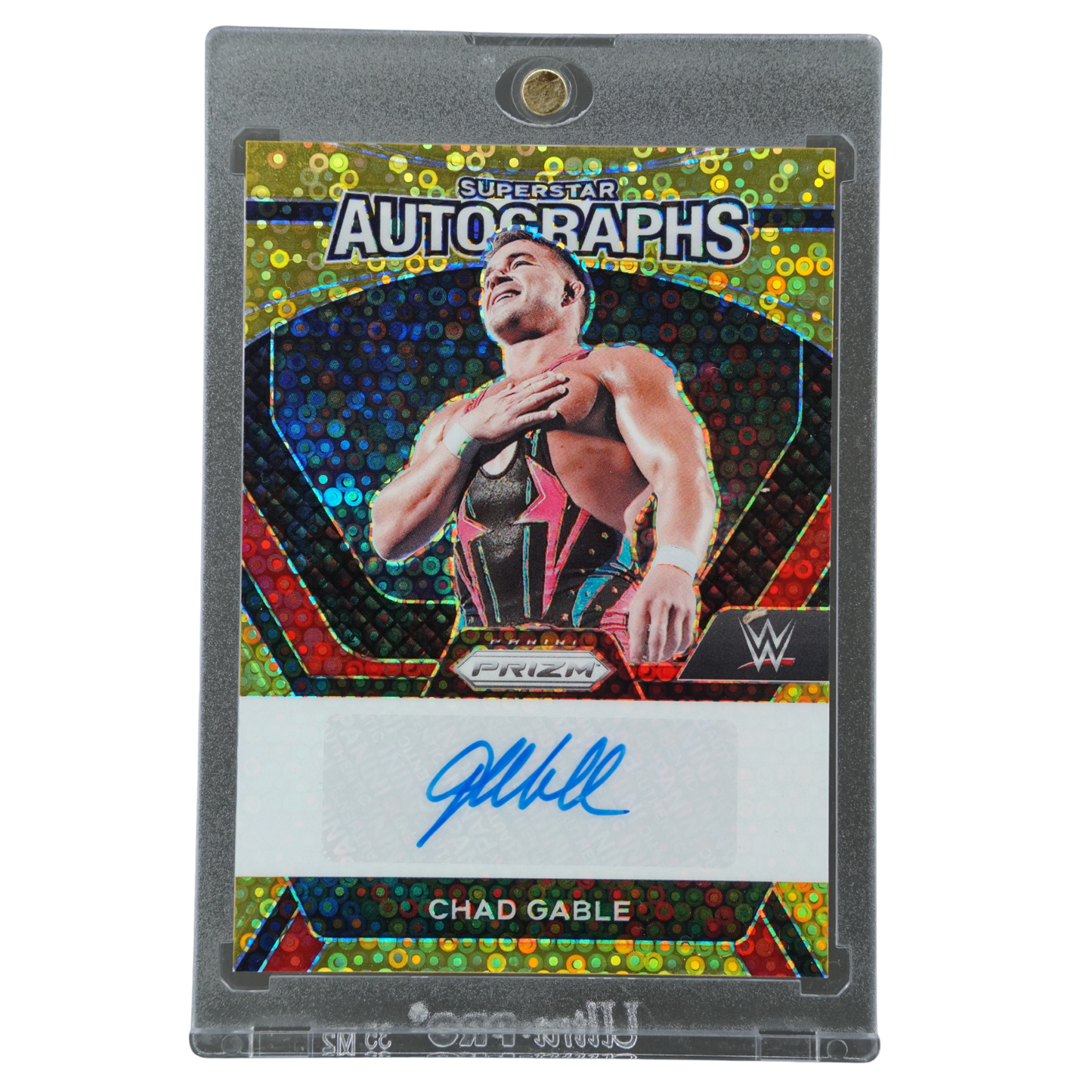 Chad Gable 2024 Prizm Superstar Auto Gold 10/10 #SA-CGB