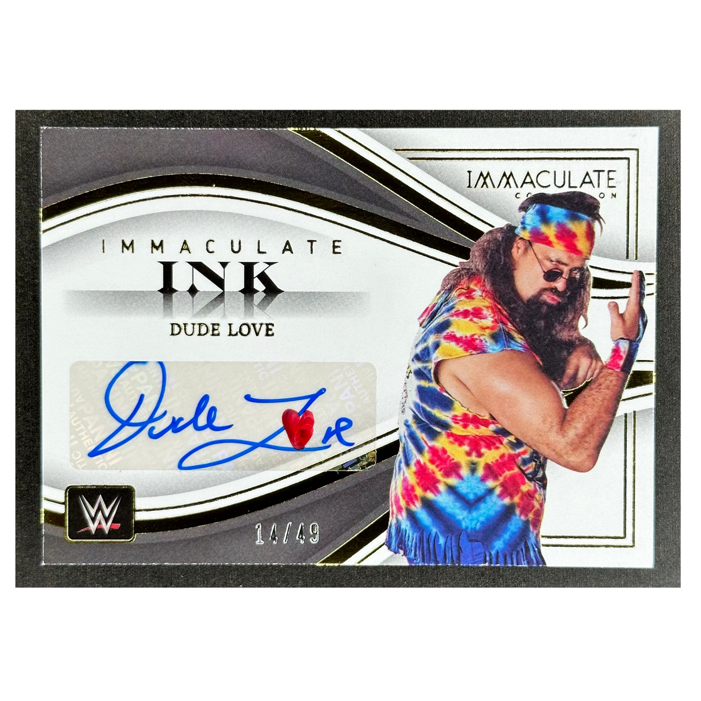 Dude Love 2023 Immaculate Ink Auto 14/49 #IK-DLV