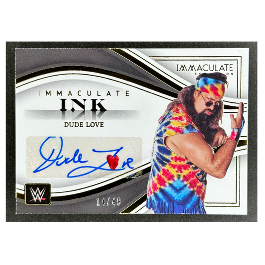 Dude Love 2023 Immaculate Ink Auto 14/49 #IK-DLV