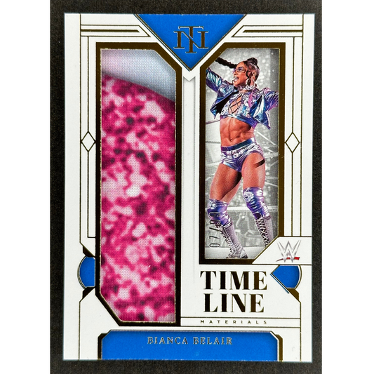 Bianca Belair 2024 National Treasures Time Line Memorabilia 7/99 #TM-BBL