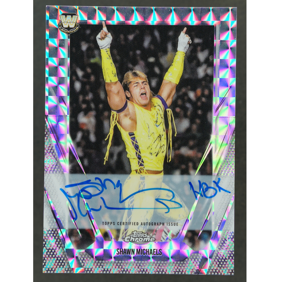 Shawn Michaels 2026 Chrome Geometric Auto #BCA-SHM