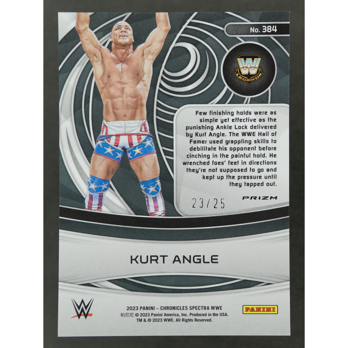 Kurt Angle 2023 Spectra 23/25 #384