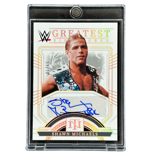 Shawn Michaels 2024 National Treasures Greatest Signatures Auto 9/10 #WG-SHM