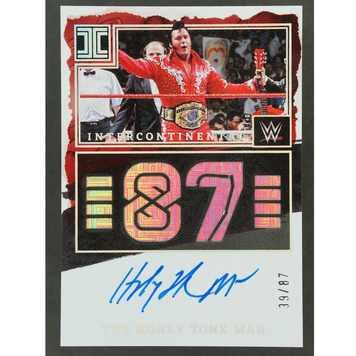 The Honky Tonk Man 2023 Impeccable Auto 39/87 #IC-HTM
