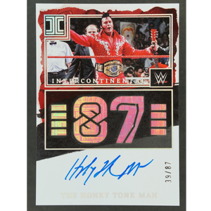 The Honky Tonk Man 2023 Impeccable Auto 39/87 #IC-HTM