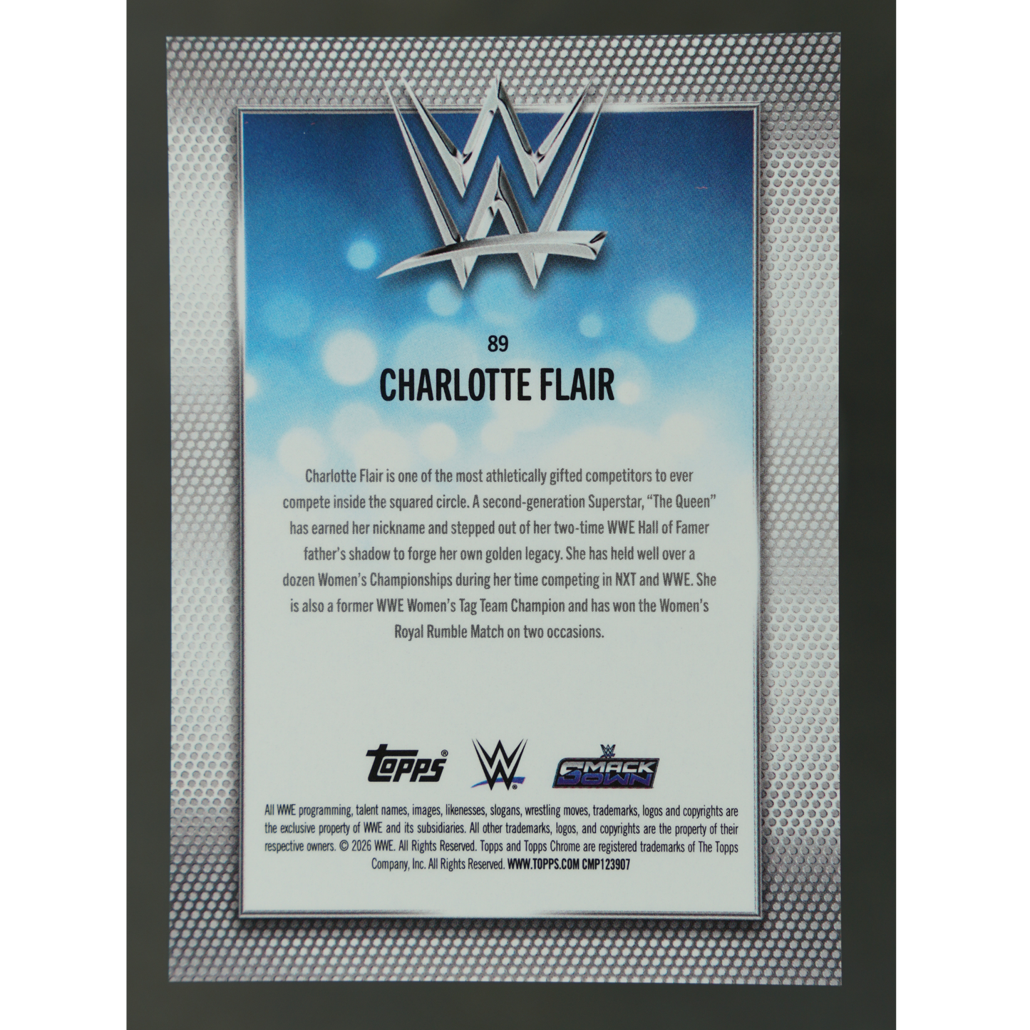 Charlotte Flair 2026 Chrome 30/37 #89