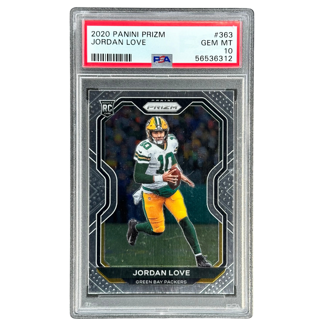 Jordan Love 2020 Prizm RC Rookie Card PSA 10 #363