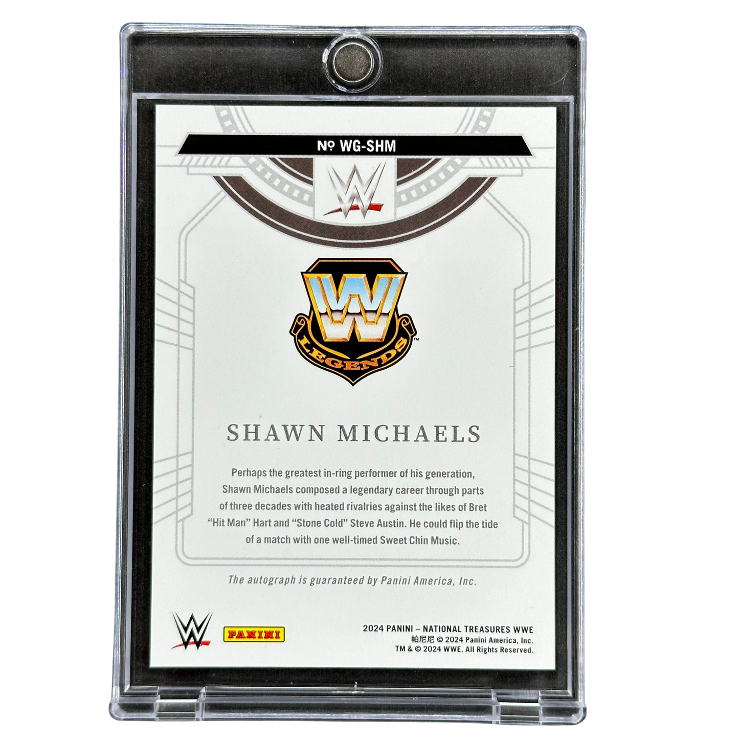 Shawn Michaels 2024 National Treasures Greatest Signatures Auto 9/10 #WG-SHM