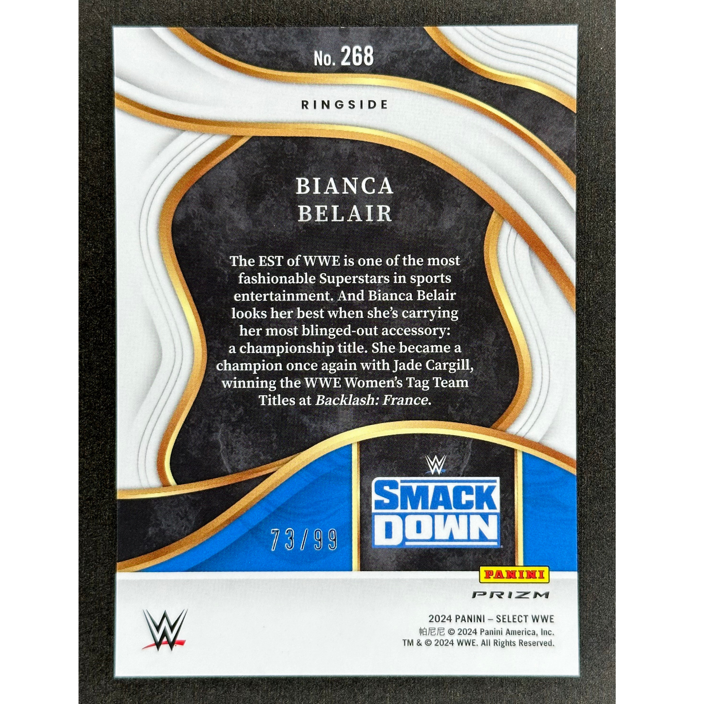 Bianca Belair 2024 Select Ringside 73/99 #268