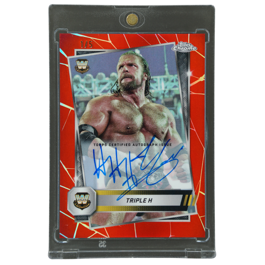 Triple H 2025 Chrome Red Auto 1/5 #22