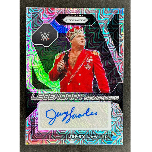 Jerry Lawler 2024 Prizm Legendary Signatures Mojo Auto 3/25 #LS-JLW