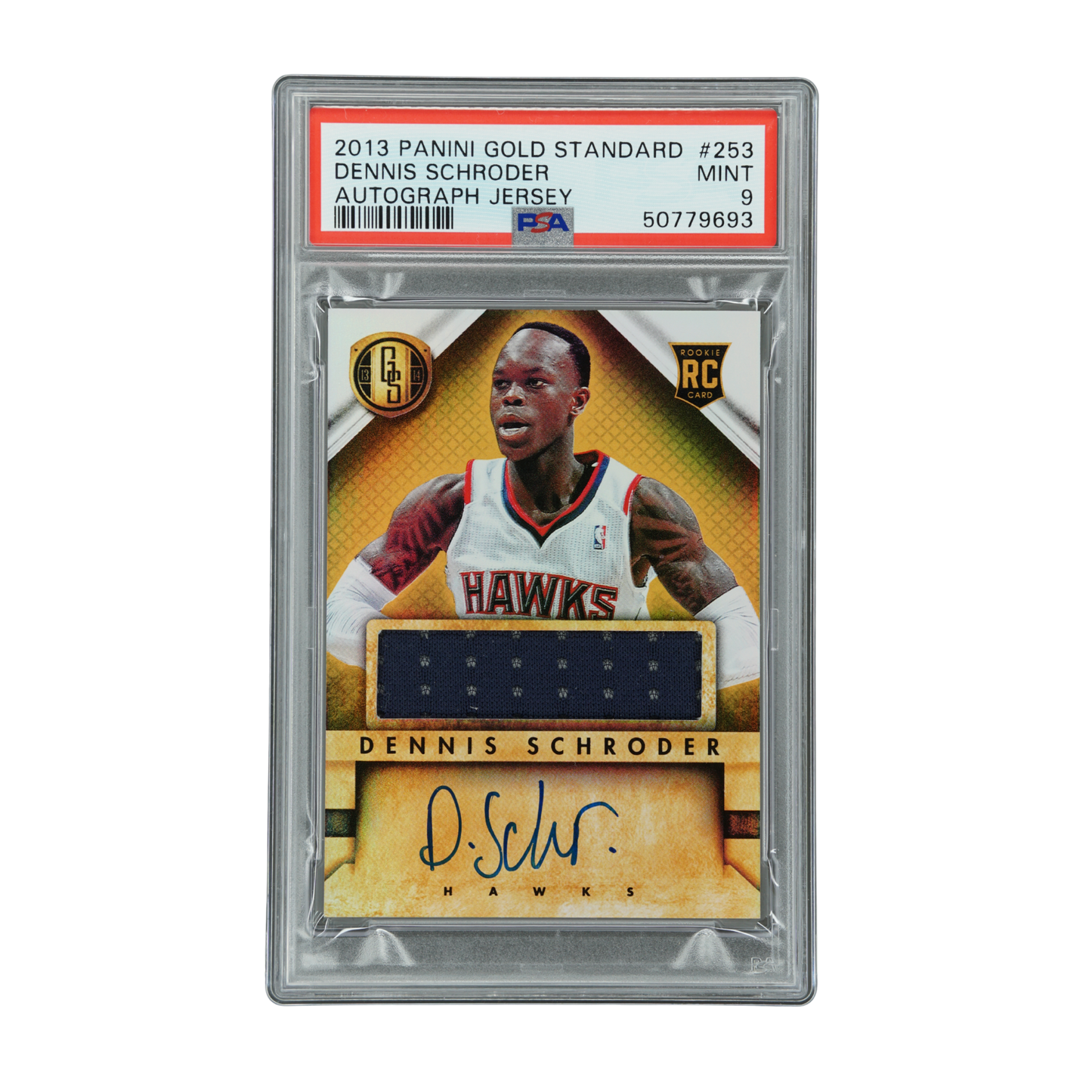 Dennis Schröder 2013 Gold Standard RPA PSA 9 #253