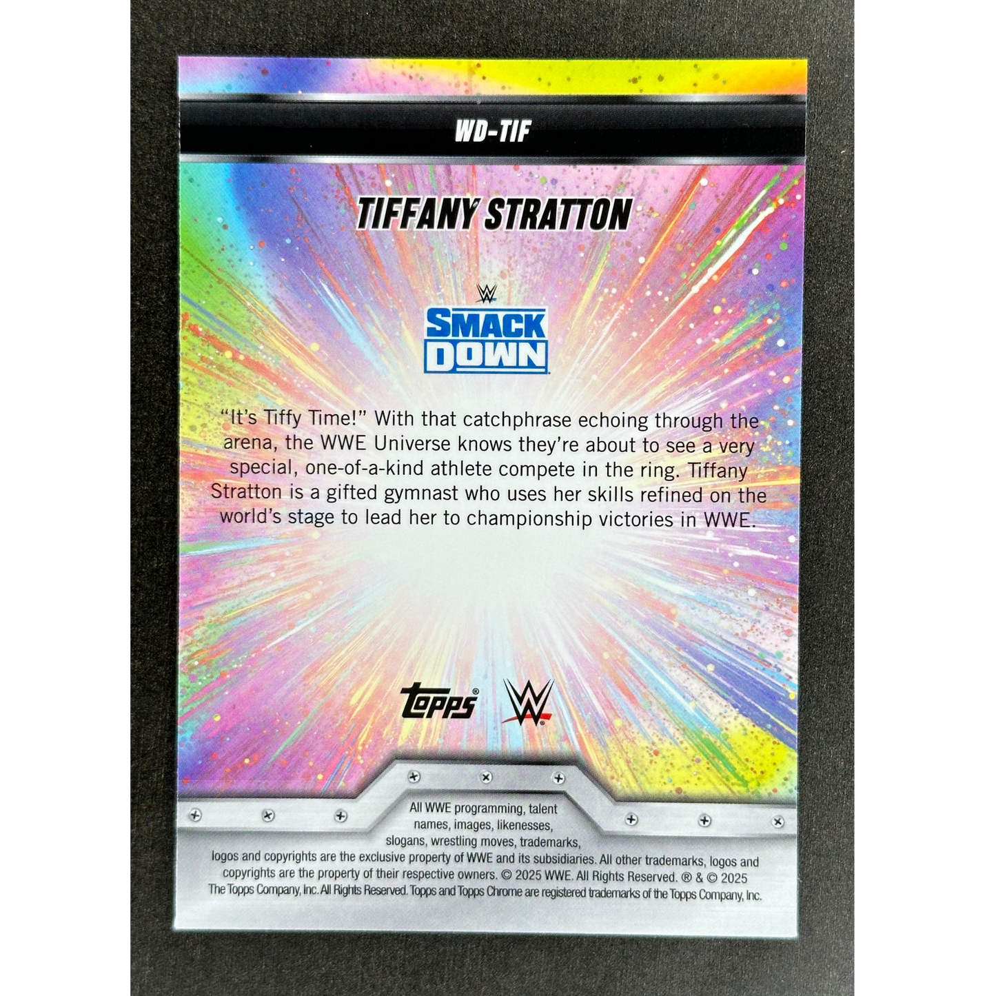 Tiffany Stratton 2025 Chrome Womens Division 26/75 #WD-TIF