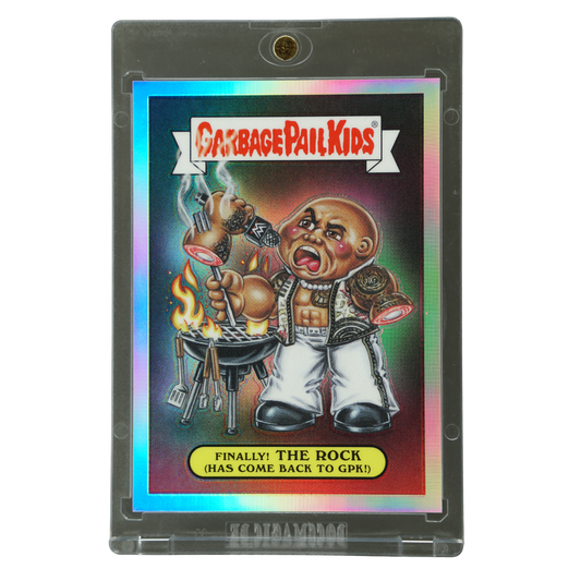 The Rock 2026 Chrome Garbage Pail Kids #GPK-TR