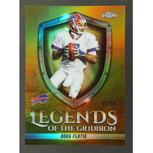 Doug Flutie 2025 Chrome Legends of the Gridiron 42/50 #LOG-3
