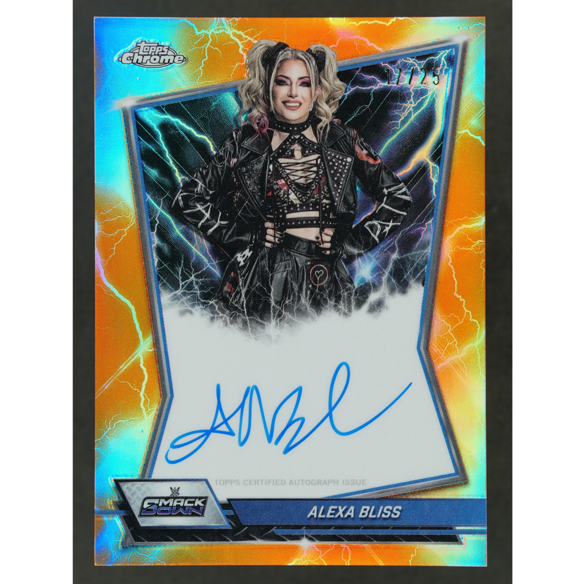 Alexa Bliss 2026 Chrome Blue Brand Auto Orange 17/25 #BBA-BLI