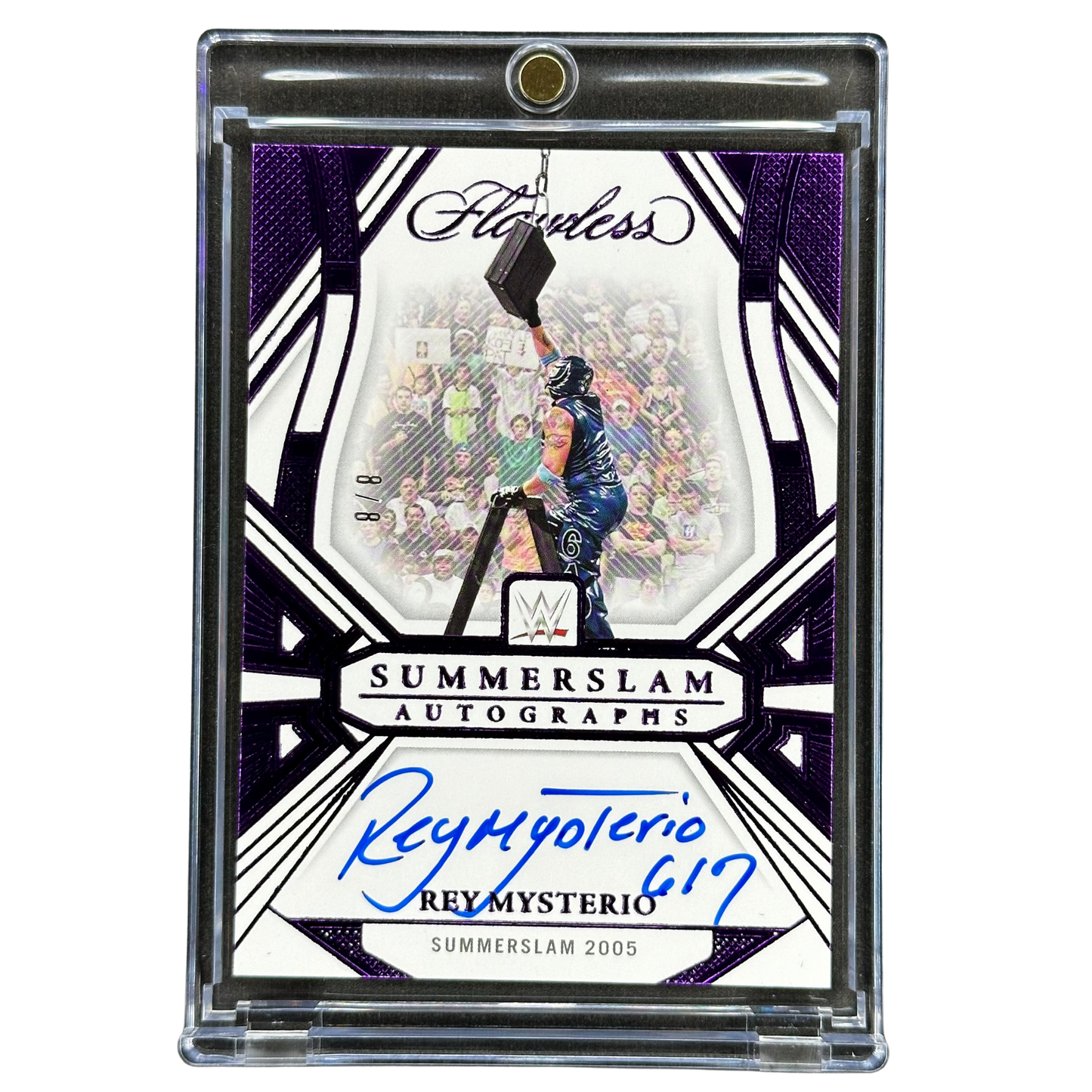 Rey Mysterio 2024 Flawless Summerslam Auto 8/8 #SSL-RM