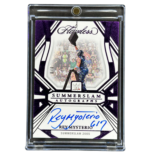 Rey Mysterio 2024 Flawless Summerslam Auto 8/8 #SSL-RM