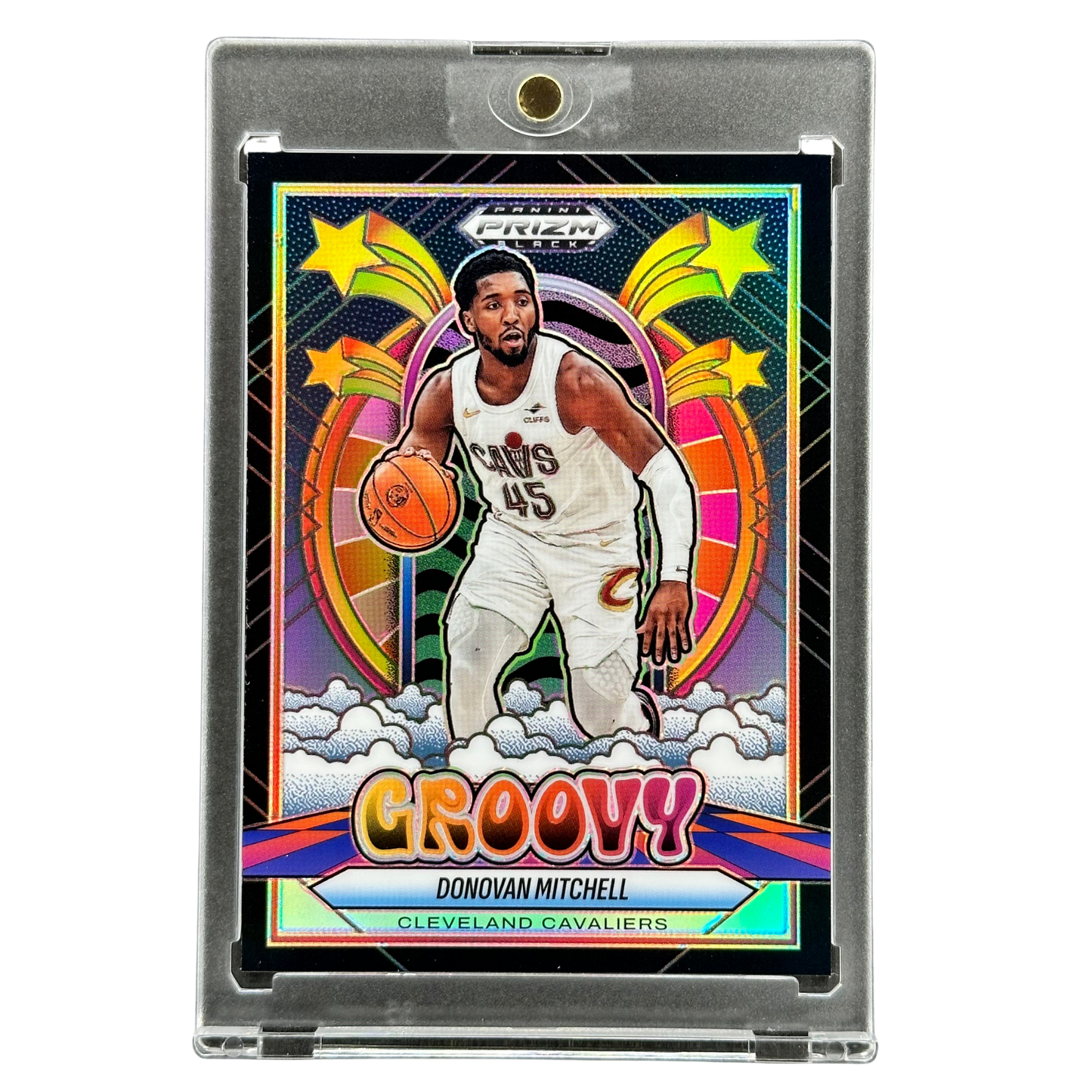 Donovan Mitchell 2024 Prizm Black Groovy #12