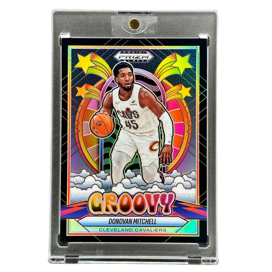 Donovan Mitchell 2024 Prizm Black Groovy #12